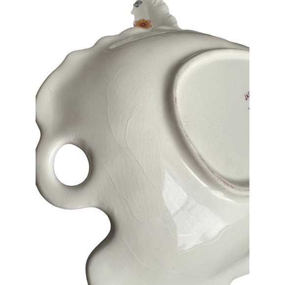 Vtg Jardin by ANDREA BY SADEK Oval Ceramic Leaf Dishes Japan 1980s READ - Picture 14 of 16